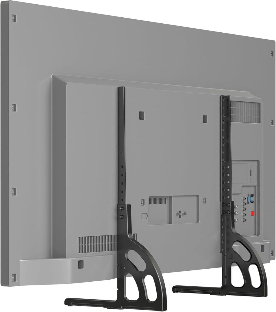 XINLEI Universal Table Top TV Stand for Most 22 to 65 inch LCD LED Plasma Flat Screen TVs, Height Adjustable Leg TV Replacement Stand, Max VESA 800x500mm, Support up to 120 lbs ML1760E