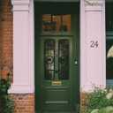 BetLight Cast Iron House Numbers-5 Inch Rustic Address Number- Solid & Heavy Duty/Easy Install with Matching Screws-Number 0