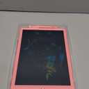 FLUESTON LCD Writing Tablet, Doodle Board Toys Gifts for 3-8 Year Old Girls Boys, 10 Inch Colorful Electronic Board Drawing Pad for Kids, Christmas Gifts for Toddler Educational Learning Travel, Pink (11"W x 7.5"H)