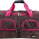 Rockland Rolling Duffel Bag, Black, 22"