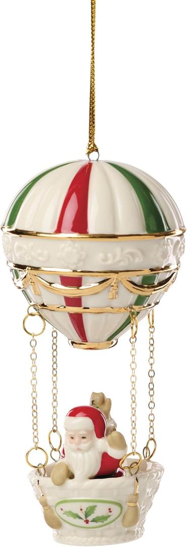 Lenox 897729 Christmas Hot Air Balloon Ornament, Christmas, Holiday Decorations