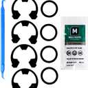 Water Softener Seal Kit 7337571, 7170288, STD302213, WS03X10025 4 ea, 7337563 1205500 7116713 WS60X10004 4 ea. Dow Molykote O-Ring Lubricant & Scratch Free O-Ring Pick