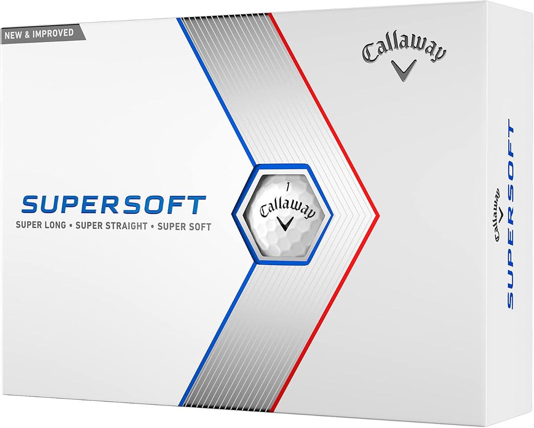 Callaway Golf Supersoft Golf Balls (2023, White)