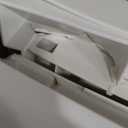 Suncast 99 Gallon Wicker Horizontal Outdoor Deck Box with Hinged Lid, Water-Resistant Storage Solution for Patio, Deck, Yard, and Garage, White, Made in the USA