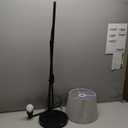 SUNMORY Floor Lamps for Living Room, 9W Bulb Included, Tall Lamp for Bedroom with Adjustable Head, Modern Standing Lamp, 0-100% Dimmable Arc Floor Lamp for Dining Room Office Nursery, Black