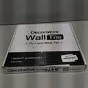 Tilingview 10-Sheet Peel and Stick Backsplash Tile for Kitchen, Self-Adhesive Mosaic Leaf Shape PVC Mixed Metal Wall Tile with Gaps (Leaf Gaps Marble)