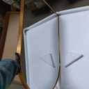 NeuType 36"x24" Arched Wall Mirror, Small Full Length Mirror Hanging or Leaning Against Wall, Dressing Mirror Make-up Mirror for Living Room, Bedroom, Bathroom, Aluminum Alloy Thin Frame, Gold