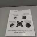 Zeerun Weighted Vest for Women & Men with Reflective Stripe and Adjustable Buckle, Comfortable & Durable Rucking Vest for Walking, Running & Strength Training (6 lb, Black)