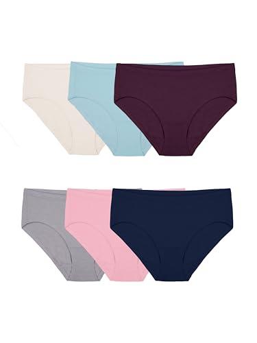 Fruit of the Loom Women's Beyondsoft Underwear, Hipster-Modal-6 Pack Assorted Colors, 7 L
