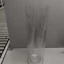 Liotww Extra Large Clear Flower Vase for Floor, Acrylic Cylinder Oversized Big Wide Mouth Plastic Tall Vases for Home or Wedding (D7.8"X24" - D6 X19.8 - D4.8"X15.8" + 3 Holder)