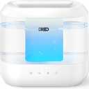 Dreo Humidifiers for Bedroom, Top Fill 4L Supersized Cool Mist Humidifier, 32H Runtime, 28 dB Quiet Ultrasonic Air Humidifier for Large Room, Plants, Baby Nursery, Indoor, Night Light, Easy to Clean (White)