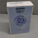 Hydrogen Water Bottle Generator 2pack, Glass Hydrogenated Water Bottles Health Cup, Hydrogen Water Generator w SPE/PEM Tech Improve Water for Home/Office/Travel/Daily Drinking Gift for Mom Father Day (Silver)