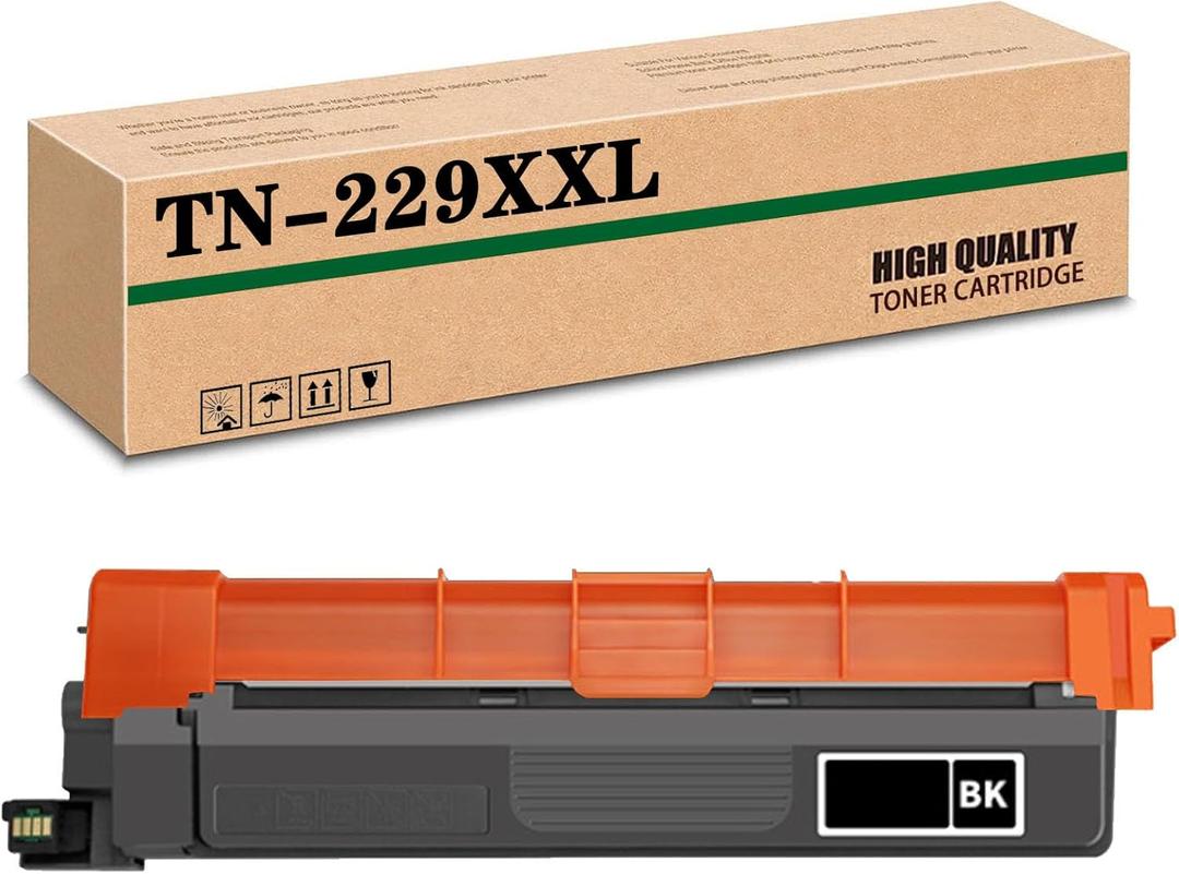 Compatible TN-229XXLBK TN-229XXLY TN-229XXLM TN-229XXLC TN229XXL TN-229XXL High-Capacity Toner Cartridge, Works for Brother HL-L3220CDW HL-L3280CDW HL-L3295CDW Printers Black*1
