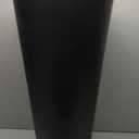 Tusco Products CTR32BK Cosmopolitan Round Garden Planter, 32", Black
