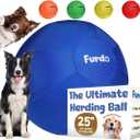 25" Herding Ball for Dogs, for Australian Shepherd, for Cattle, for Border Collie, for Blue Heelers & Other Medium to Large Dogs, Herding Dog Ball, Herding Dog Toys, Horse Ball - Blue