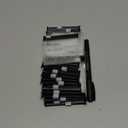 Serfeymi 32 Pcs Pill Pouch Bags for Travel Reusable Plastic Bags 3 x 3 Inches 12 mil (Double Sided) Translucent Zippered Pill Pouches for Medicine with Slide Lock & Writable Label1 Pc Marker - Black