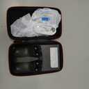 R36MAX 4000mAh Portable Rechargeable Handheld Retro Game Console,Comfort Non-Slip Handheld Standing Retro Game Console with 64G TF Car,4.0-inch Screen,for Office,Black