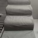 Mesa Lemon Dog Stairs for Small Dogs and Cats, 20" H 4 Steps Dog Ramp for High Beds, Couch, Sofa, Waterproof Pet Stairs with Removable Washable Cover, Non-Slip Sturdy Pet Steps (Gray)