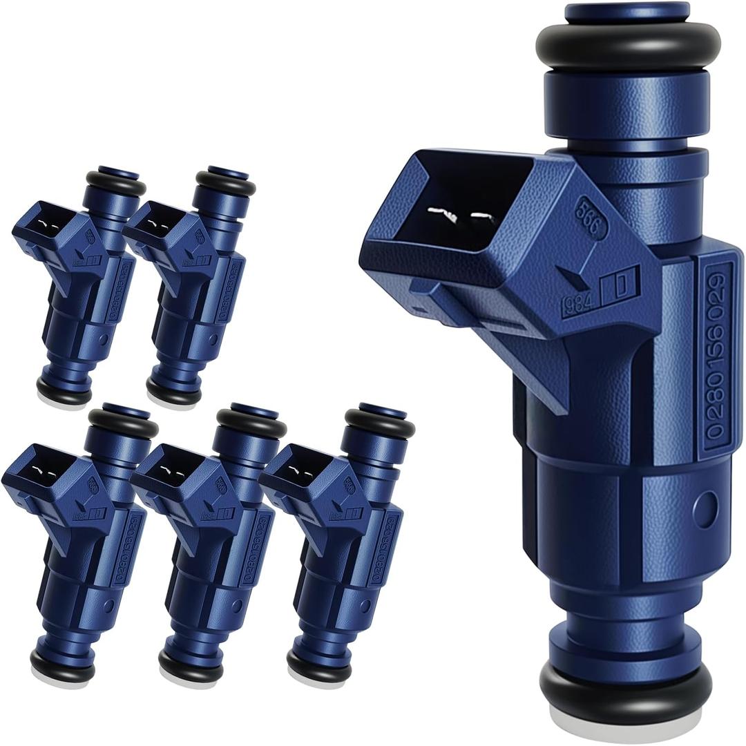 Set of 6 Upgraded Gas Fuel Injectors Fit for V6 4.0L Ford: Ranger 2001-2003, Explorer 2002-2003, for Mazda: B4000 2001-2003, for Mercury: Mountaineer 2001-2003, OEM # 0280156029, FJ438