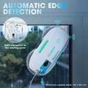 HAUSHOF Robot Window Cleaner with 3800Pa Suction, Auto Water Spray, AI Path Planning & Edge Detection, Remote Control for High-Rise Window, Glass Door