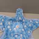 Rechargeable Interactive Cat Toys, Automatic Cat Toy for Indoor Cats, Durable Hide and Seek Cat Toy with Moving Concealed Feathers, Touch Activated Kitten Toys Cat Exercise Toys, Blue White Cover