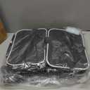 Petskd Top-Expandable Pet Carrier with Wheels 18x13x9.5 Inches Southwest Airline Approved, Soft-Sided Carrier for Small Cats Dogs with Locking Safety Zippers and Anti-Scratch Mesh(Black)