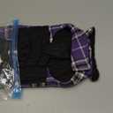 Kuoser Waterproof Dog Coat, Reversible Dog Jacket for Small Dogs, Adjustable Durable Doggie Winter Coat Warm Cozy Puppy Cold Weather Apparel from Small to Large Breed, Purple, S