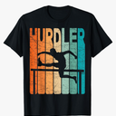 Hurdler Vintage Hurdles Retro Hurdle Runner T-Shirt, Size Medium