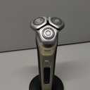 Philips Norelco Shaver i9000 Prestige - Wet & Dry Electric Shaver, Gold Oyster, Sense IQ Technology, Triple Lift & Cut System, 360 Rotating Dual SteelPrecision Blades, Quick Clean Pod, Model XP9203/81 (i9000 + Charging Stand, Gray)