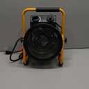 Aarcinhke Greenhouse Heater with Digital Thermostat, 1500W Electric Outdoor Heaters for Patio, Fast Heating, Overheat Protection, Dustproof Design for Grow Tent, Green House, Flower Room, BK