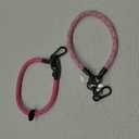 AULEEP Pink Phone Wrist Strap 2 PCS, Anti Theft Smartphone Lanyard Wrist for Case Digital Camera, Cell Iphone Charm for Women Girls