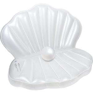 Zcaukya Inflatable Seashell Pool Float, Giant Clam AirFilled Toys with Pearl Ball for Kids Birthday Party Swimming Pool Summer Beach Party Mermaid Ocean Theme Party Decor