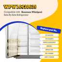 WPW10430639 Refrigerator Door Shelf Bin Compatible with Whirlpool Kenmore, Freezer Door Bin W10430639 W10324876 WPW10430639VP AP6021338 PS11754659 EAP11754659 2683861