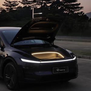 TPARTS Frunk LED Light Strip for New Tesla Model Y Juniper 2025+, Flexible Silicone Waterproof Interior Lighting Bar,Tool-Free Installation Tesla Front Trunk Accessories Intelligent Ambient Lights