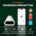Goodnature Mouse Trap, Self-Resetting, Rechargeable, Toxin-Free, Pet & Kid Safe, Indoor Use, Bluetooth Connected, App Compatible, Ideal for Home, Kitchen & Food Areas