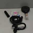 SR SUN RISE Filtered Shower Head with Handheld, High Pressure 9 Spray Mode Matte Black Showerhead with Filters, detachable shower head,Water Softener Filters Beads for Hard Water - Remove Chlorine