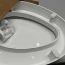 KOHLER 25875-0 Hyten 3" Height, Elevated Soft Close Elongated Toilet Seat, Contoured Seat with Grip-Tight Bumpers, Quick-Attach Hardware, No Slam Toilet Seat, White