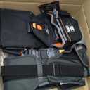 Klein Tools 55829MB Tool Vest with Tool Pouches, Fully Adjustable, Padded Support for Electricians, Carpenters, Construction