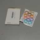 YWXTW Floral Cover for Oura Ring 4/3/ 4 Ceramic/Samsung/Ultrahuman, Support Charging Silicone Ring Protector for Women/Girls/Men, Dressy Accessories, 12 Pack (Dopamine, S)