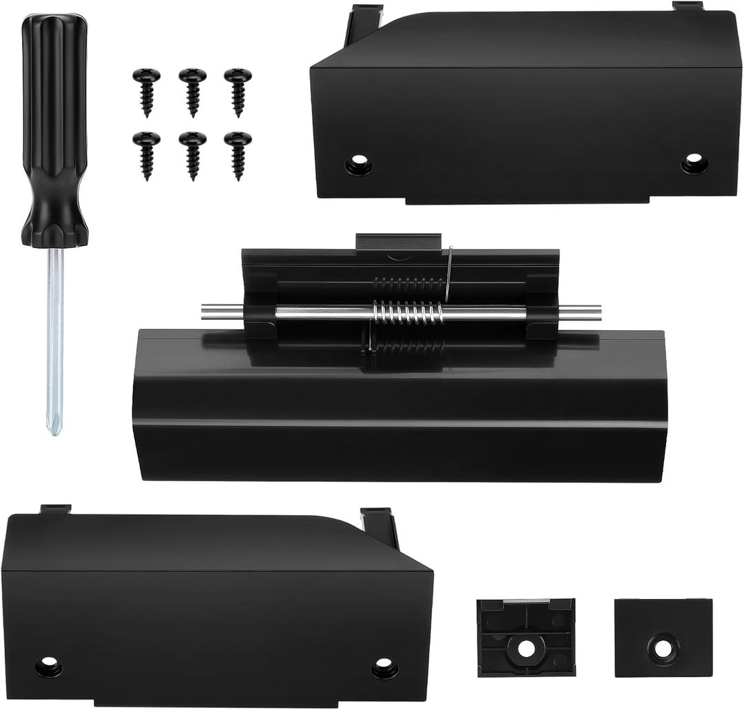 RV Refrigerator Door Latch Kit Replacement for Furrion Arctic FCR10DCDTA-BL / FCR08DCDTA, Replace the Broken or Worn Refrigerator Door Latch and Easy Install DIY Direction Change