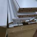 Merax Modern Farmhouse Hall Tree with Bench, 4-in-1 Entryway Storage Cabinet & Shoe Organizer with Hooks, White