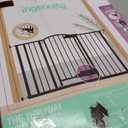 Ingenuity Easy Open Baby Gate & Dog Gate, Hands-Free Open Patent-Pending Foot Pedal, 27.5"-52" Wide, 28" Tall, Hardware or Pressure Mounted, Install in Doorway, Bottom of Stairs, or Wall - Espresso