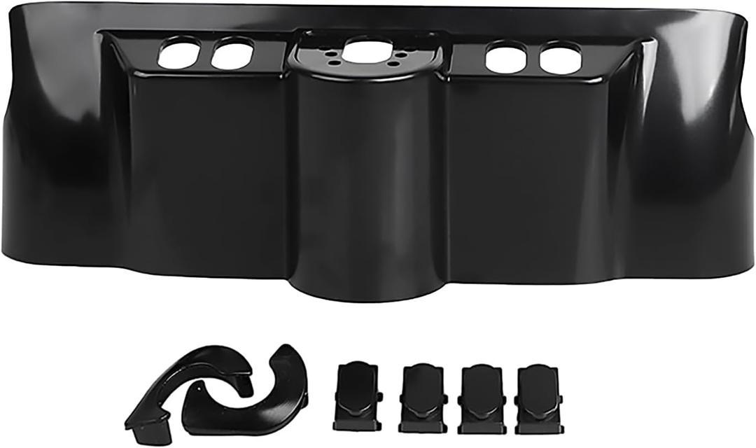 ABS Batwing Inner Fairing Cover with Switch Cap Kit Fits for Harley Touring Street Glide 2006-2013 Electra Glide Ultra Classic 1996-2013, Unpainted