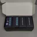 4 Pack 16.4 Ft. Battery Operated Outdoor String Lights with Remote & Timer, LED Warm White Fairy Lights, Waterproof Twinkle Lights for Bedroom, Dorm, Mason Jar, Wedding, Party, Christmas