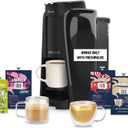 Flavia Aroma Brewer - Coffee Machine, Makes Coffee, Lattes, Tea, and other Hot or Iced Beverages with Single-Serve Freshpacks, Multiple Brew Sizes, Black, Works ONLY with Flavia Freshpacks