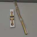 Franklin Brass Gainesville (1-Pack) 18'' Towel Rack w/ 6" Extender for Bathroom Satin Gold Towel Bar for Bathroom Wall Mounted Towel Holder Rod GNV26-SG