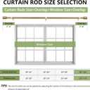 5/8 Diameter Curtain Rods 30-120 Inch, for 30-114 Inch Windows, Adjustable Splicing Wood Grain Curtain Rods for Windows with Brackets, Window Rod Long Small Curtains Rod, 2 Pack