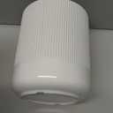 LE TAUCI Utensil Holder, 7.3"+5.4" Ceramic Kitchen Utensil Holder for Countertop, Large Cooking Utensil Crocks for Kitchen Counter Decor, Morden Utensil Organizer for Spatula, Set of 2, White