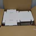 6x6x1.5 inch White Shipping Boxes 50 Pack, Small Corrugated Cardboard Mailer Boxes Bulk for Packaging Business Mailing GiftMini Mailer Boxes for Packaging Supplies Business Present