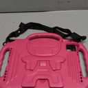 AVAWO Kids Case for iPad (A16) 11th Generation 11 Inch 2025 & iPad 10th Generation 10.9" 2022, iPad Air (M3/M2) 2025/2024 Shockproof Rugged Protective with Shoulder Strap/Handles/Kickstand Cover, Rose